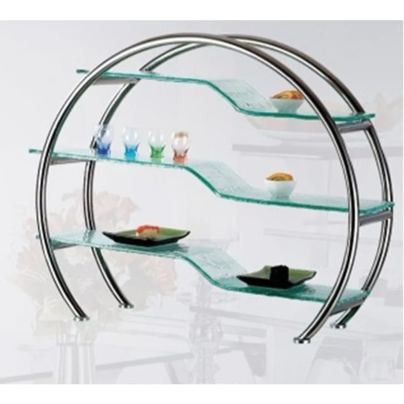 

Прочный волнистый держатель из нержавеющей стали для отеля, десертного шведского стола