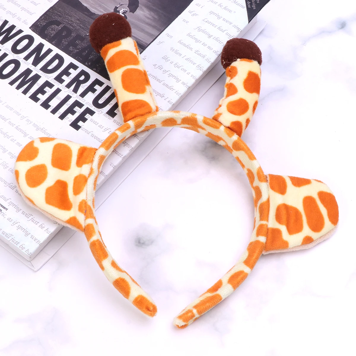 

Giraffe Headb Headdress Cosplay Party Headwear Hair Hoop Decorative Headdress For Party Photo Performance Hair Hoop Props