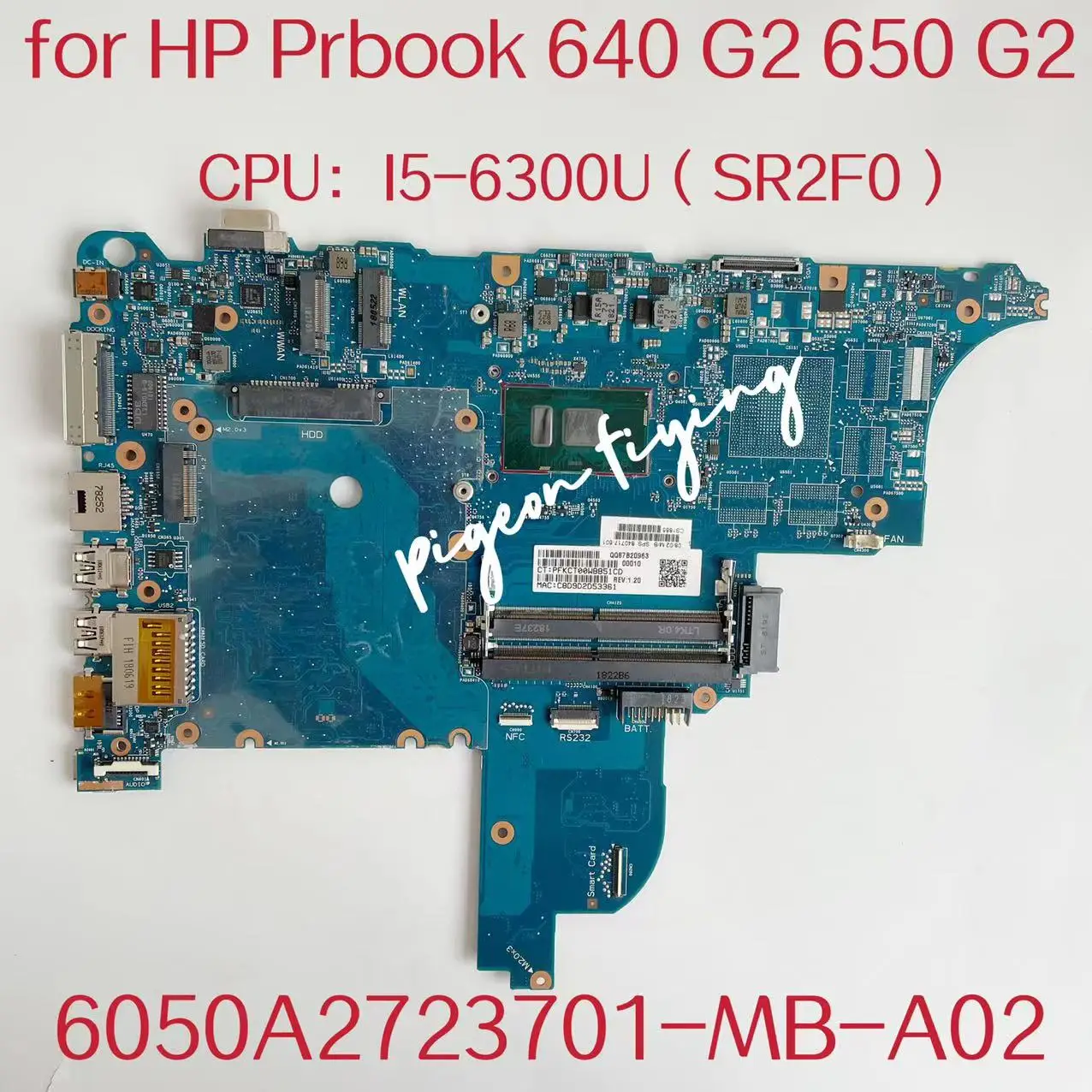 

640 G2 Mainboard For HP ProBook 650 G2 Laptop Motherboard CPU:I5-6300U SR2F0 DDR4 840717-001 840717-601 6050A2723701-MB-A02