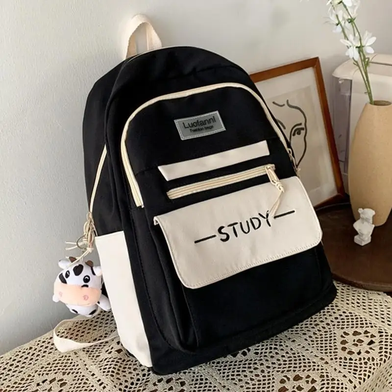 Backpacks Large Capacity Bookbag Nylon College School Bag for Student Teen Boys 547A