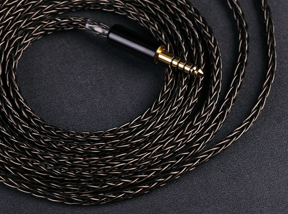 OPENHEART 16 Core Headphone Cable 1 to 2 jack dual 3.5/2.5/4.4mm Balance Cable Silver Plated Copper Upgrade XLR 2m 3m Cable