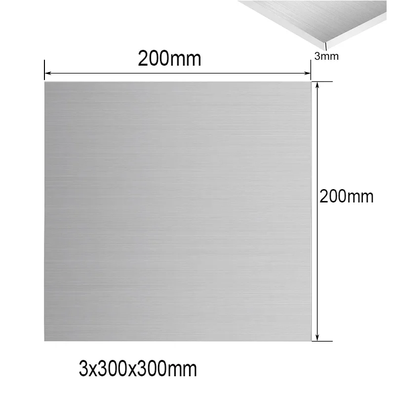 1 Stück hochwertige 6061-Aluminiumplatte mit einer Dicke von 1 mm bis 2 mm, schweißbar, hochfest, verschleißfest und leicht zu reinigen – Detail 2