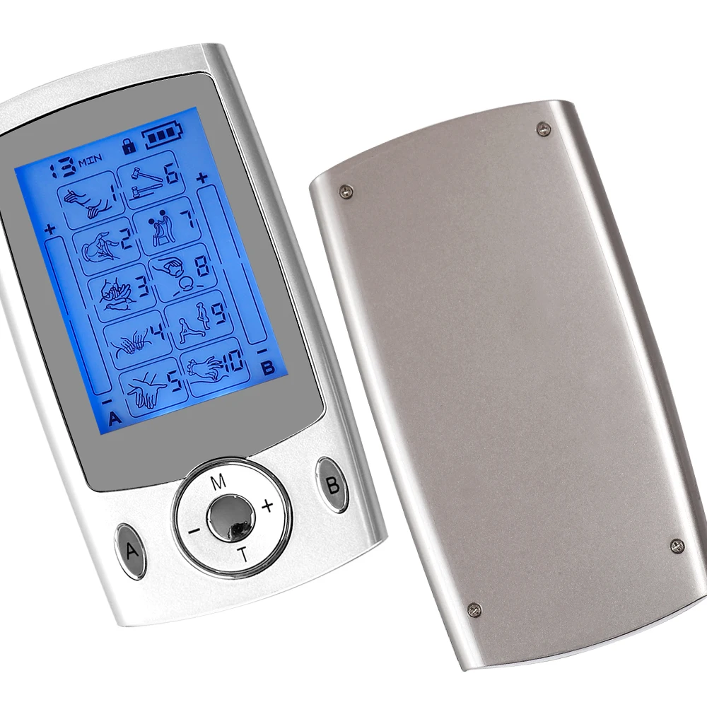 

EMS Electric Muscle Stimulator 10 Modes Low Frequency Therapy Device Body Neck Massager Pain Relief Full Body Relax Health Care