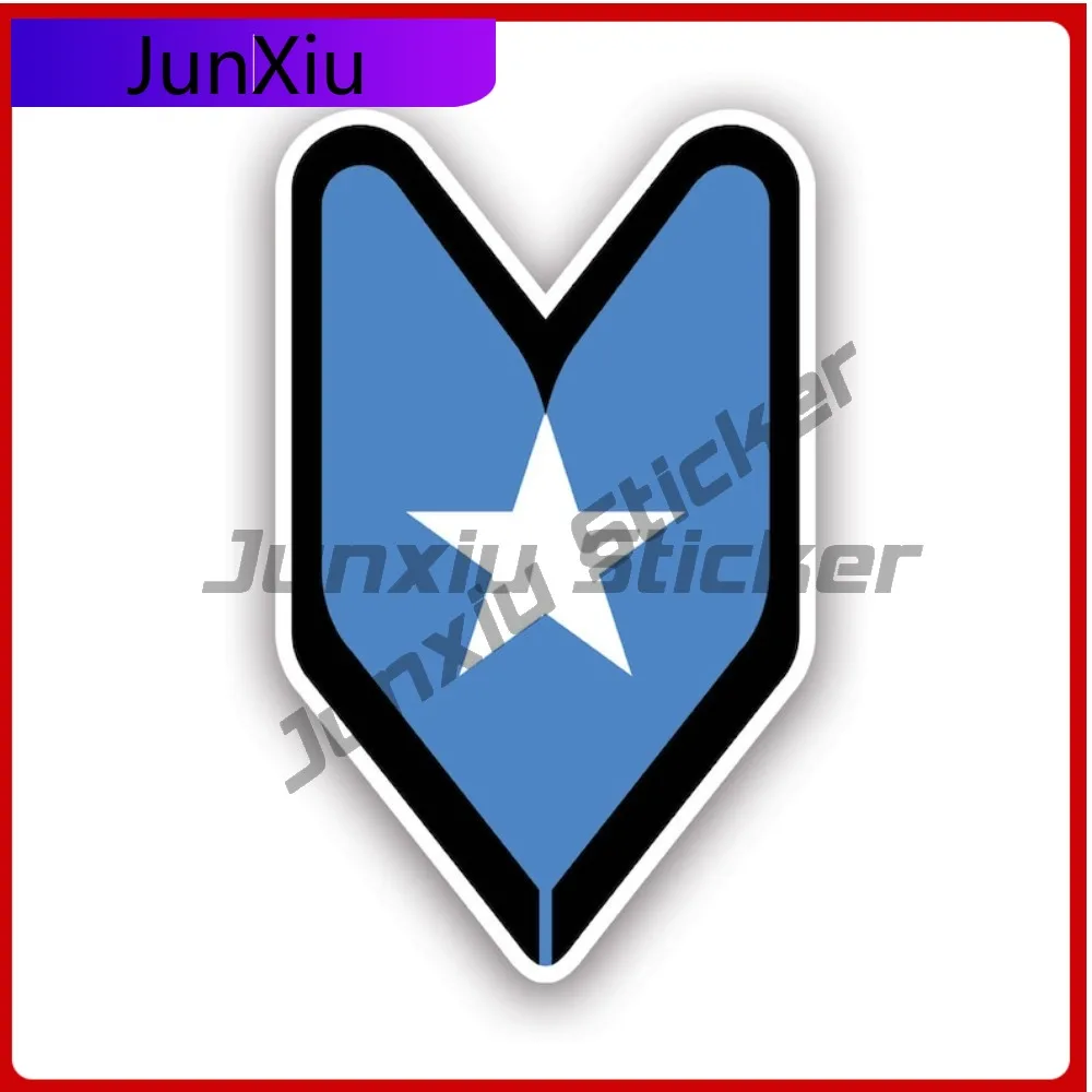 

Somali Driver Badge Sticker Waterproof Outdoor Cool Bumper Waterproof Vinyl Decal For Door Trim Decor Creative Outdoor Outdoor