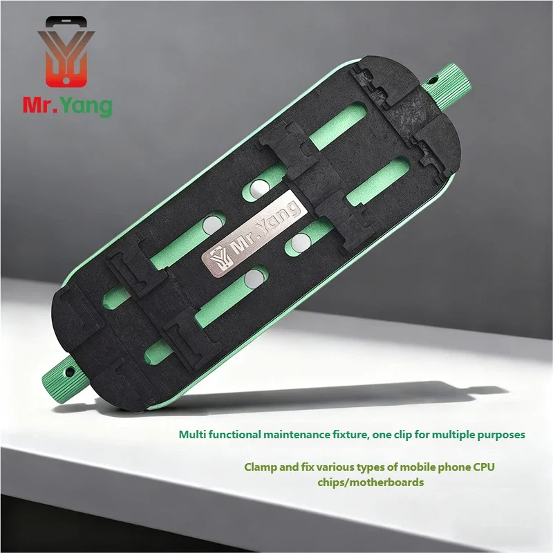 

YCS Mr Yang Universal Mobile Phone Repair Fixture CPU/Motherboard/Font IC Chip Adhesive Removal Positioning Holder