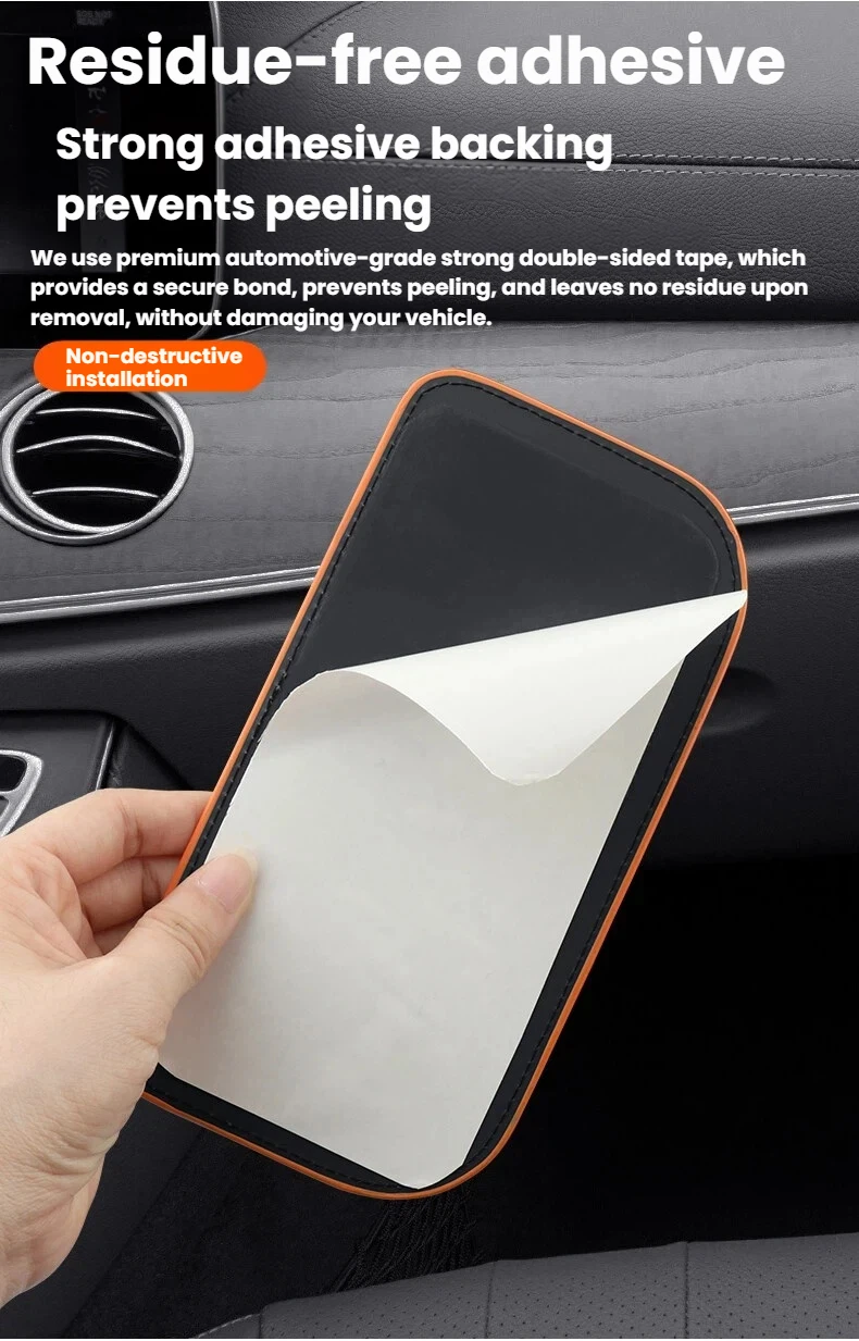 Auto-Organizer-Netztasche, beliebig platzierbar, Auto-Aufbewahrungstasche, Organizer-Tasche für die Rückseite des Sitzes und die Seitentür, Aufbewahrungsbox zum Ordnen von Telefon und Schlüssel – Detail 8