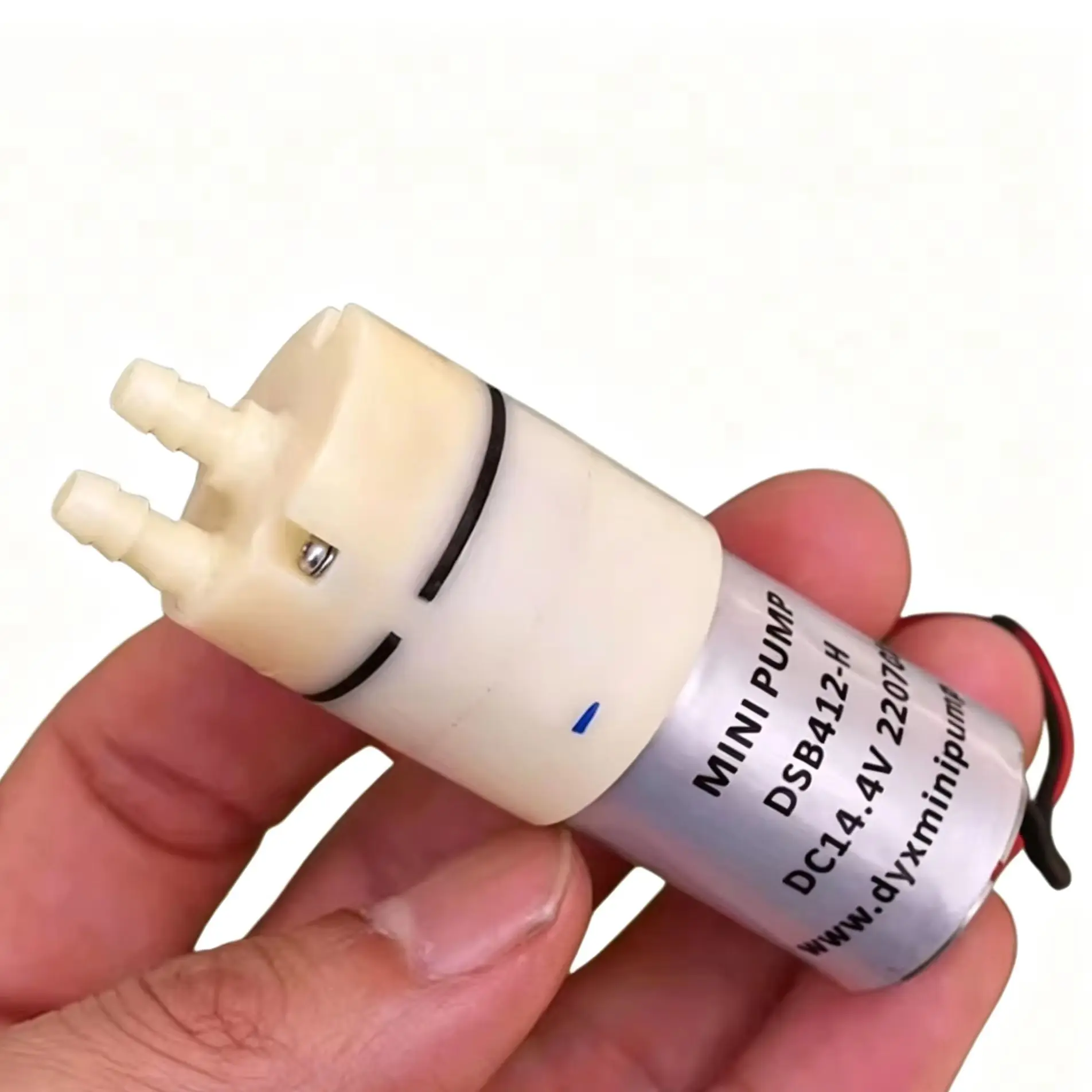 DSB412-H 12V/14.4V DC Mini 370 Motor Diaphragm Water Pump Self-Priming for Tea Table Garden Watering Small Fluid Transfer