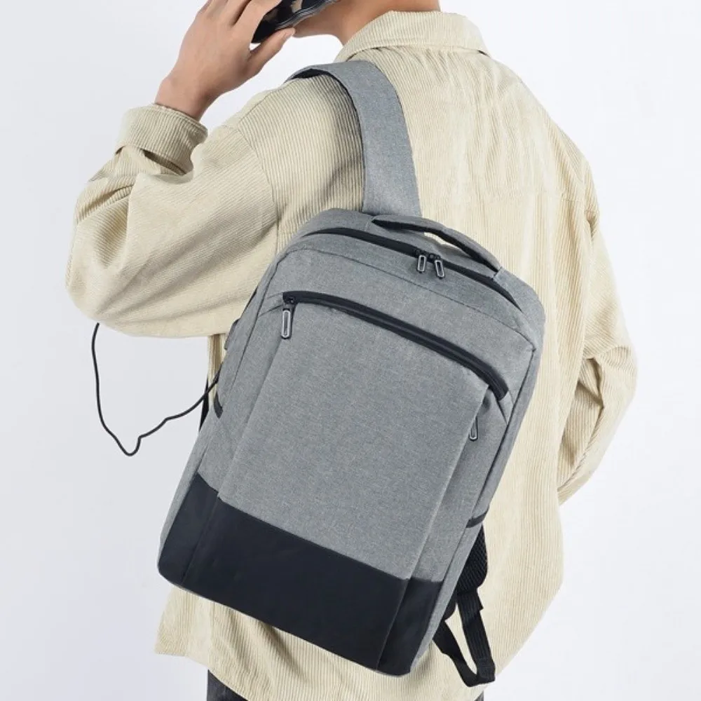 

Casual Waterproof Oxford Cloth Backpack Multipockets Student Shoulder Student Backpack Oxford Handbag Laptop Bag Travel