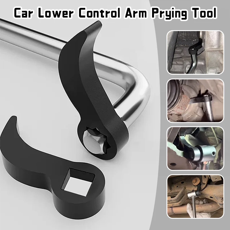 

Tool Compact Adapter Head Pry Bar Wrench Adaptor Drive Ratchet Horn-Type Half Shaft Labor Saving Removal Car Repair Tool