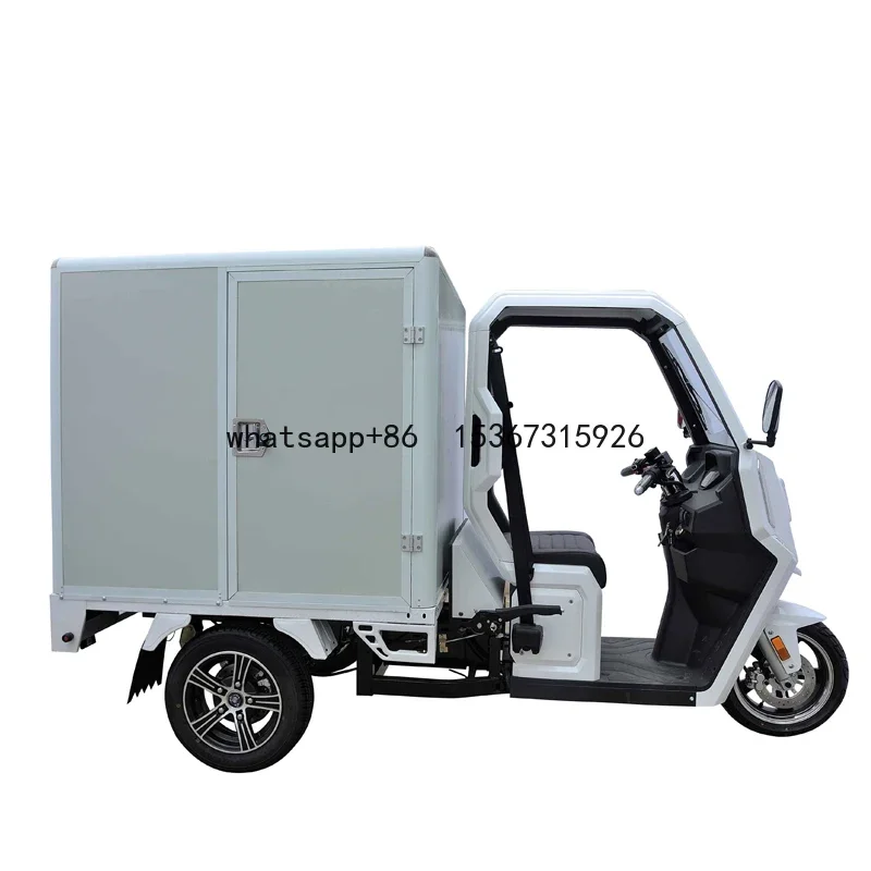 Vehicle And Traffic Van Type Pull Goods Transportation 3000w Express Electric Tricycle