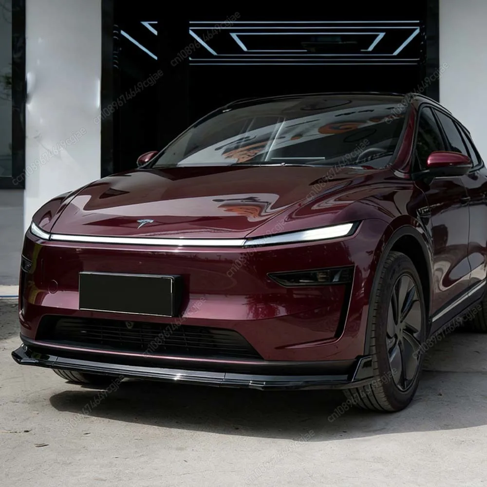 

Front Bumper Front Spoiler Lip Splitter Diffuser Front Shovel Body Kits For New Tesla Model Y Juniper 2025+ Car Exterior Upgrade