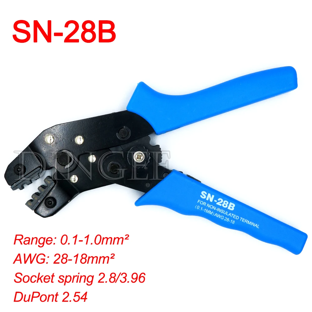 SN-28B SN-01BM Ratchet Type DuPont plug XH2.54 2.8 PH2.0 Terminal Crimping Clamp Ues for RC JR  Servo Connector DIY Tool