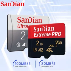 Новая Оригинальная флэш-карта памяти Micro TF SD, 128 ГБ, 256 ГБ, 512 ГБ, A2, класс 10, TF флэш-карта, карта памяти для Nintendo Switch