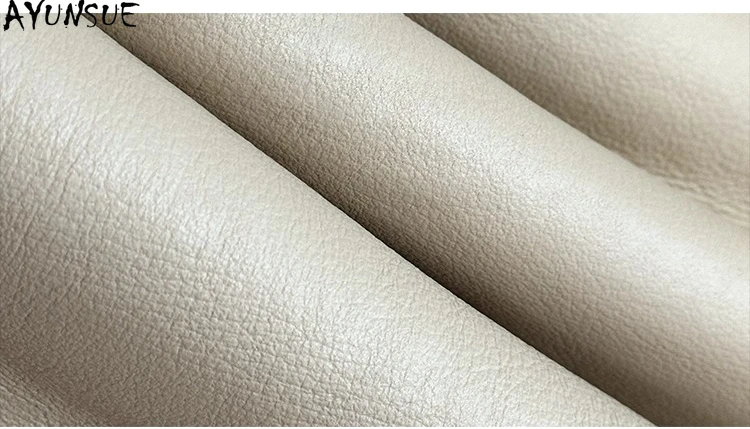 AYUNSUE 本革ジャケット女性天然シープスキンファーコート女性リアルファーコートミッドレングス冬服 2025 Шуба Женская