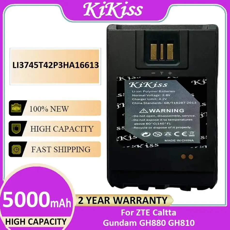 

LI3745T42P3HA16613 Безопасный для Zte Caltta Gundam GH880 GH810 5000 мАч Батарея рации