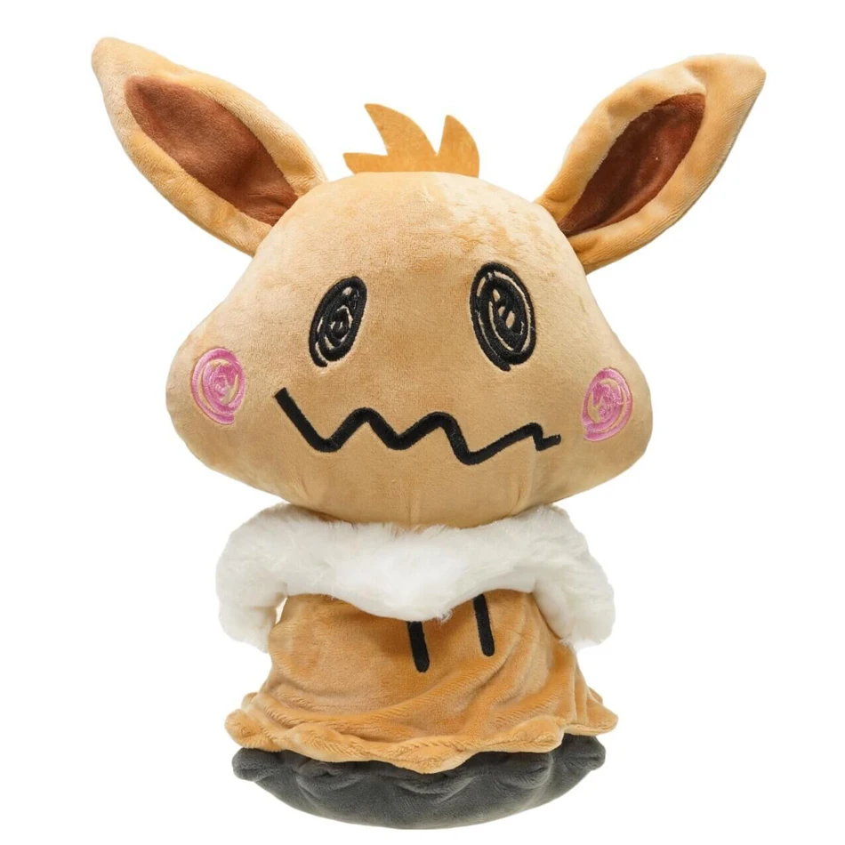 Kawaii Mimikyu Eevee Plush Doll Pokemon Pikachu Stuffed Toys Cute Elf Anime Derivatives Xmas Kid Baby Gift