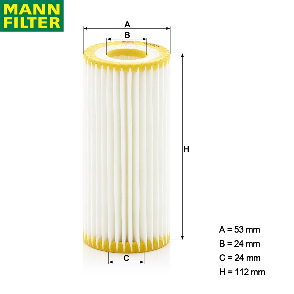 

MANN FILTER HU 6013 z Oil Filter For AUDI CUPRA PORSCHE SEAT SKODA VW Optimal Filtration Performance 06L 115 562