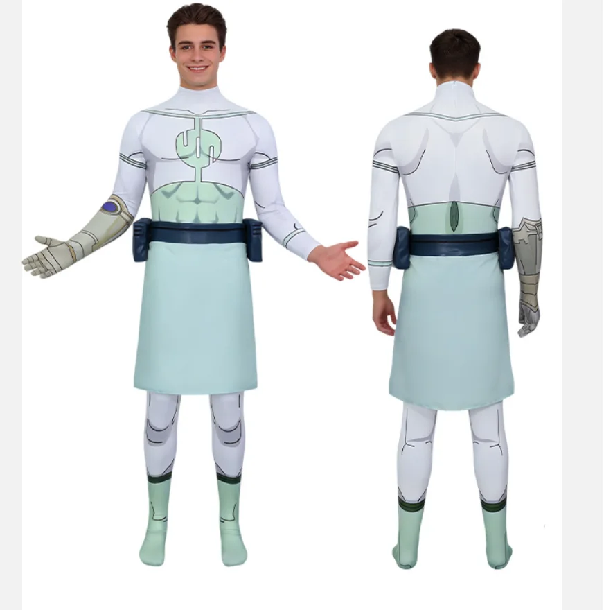 

Новый костюм для косплея «Непобедимая Слава» 2026 года, эластичный комбинезон-зентай с 3D-принтом для мужчин, наряд для Хэллоуина и выступлений