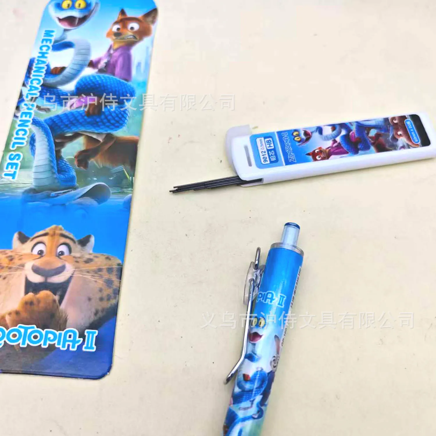 6/24 قطعة أنيمي جديد ل Zootopia2 مجموعة أقلام رصاص ميكانيكية القرطاسية الملء ليس من السهل كسر الرصاص قلم رصاص ميكانيكي هدايا عيد الميلاد #4