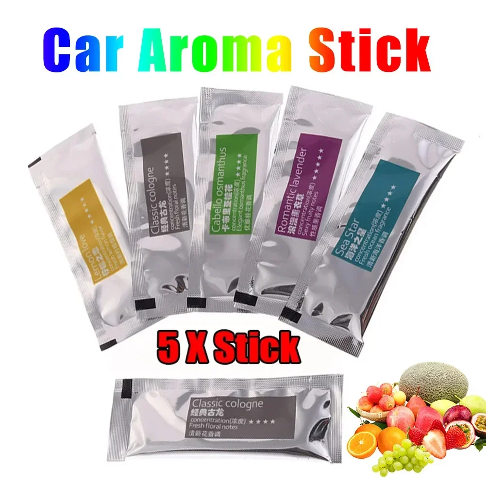 1Pcs Car Air Freshener Replacement Car Perfume Car Styling Solid Diffuser Stick Replacement Cores Conditioning Air Vent Perfum