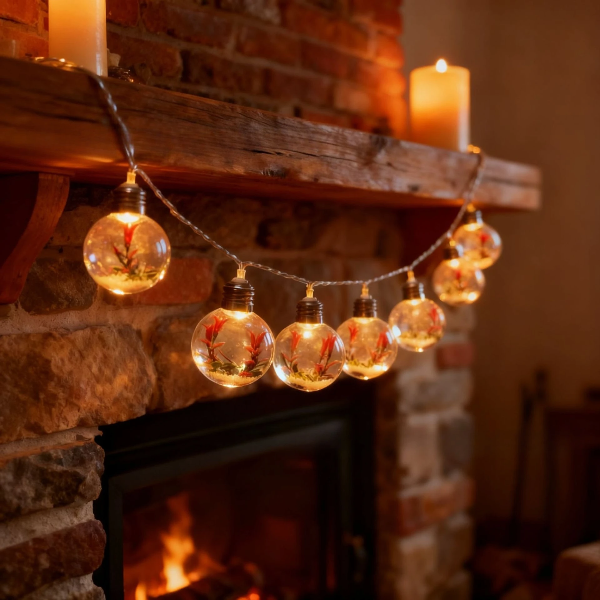 2026 Romantic Outdoor Decor LED Flower Light String Battery Powered Artificial Morning Glory Cherry Blossom Color Lights