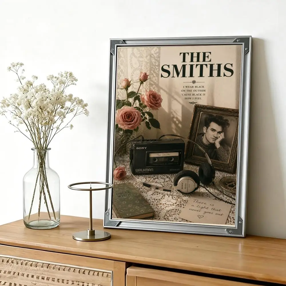band T-The S-Smiths Poster Artistic Stylish Wall Art for Home Office Bar Decor Living Ro hot  Reusable