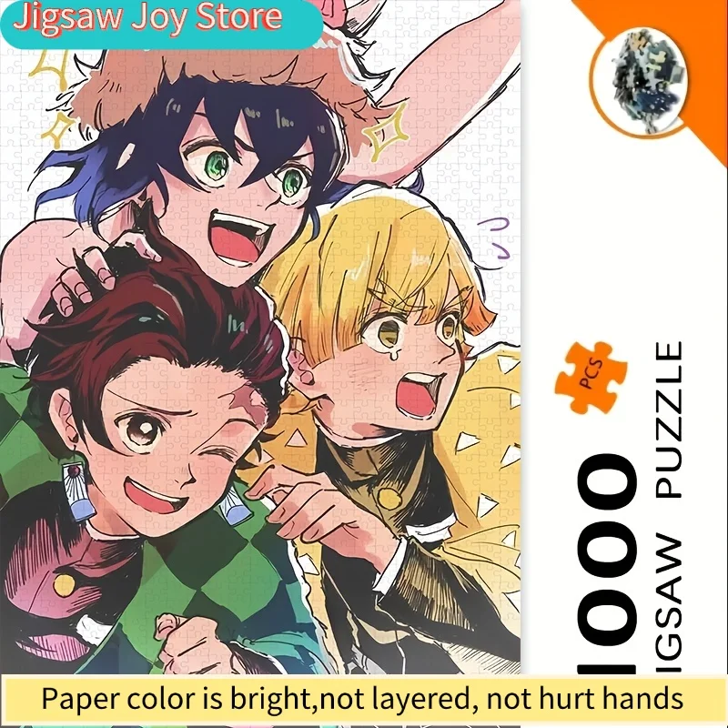 

Набор пазлов с аниме-дизайнами, идеально подходит для семейного досуга, развивающих игр и в качестве подарков на Рождество.