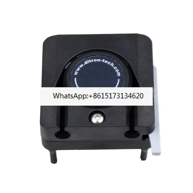 This compact peristaltic pump head is engineered for precise micro fluid handling in laboratory and industrial applications.