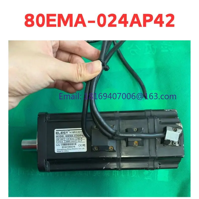 

second-hand servo motor 80EMA-024AP42 Test passed Fast Shipping