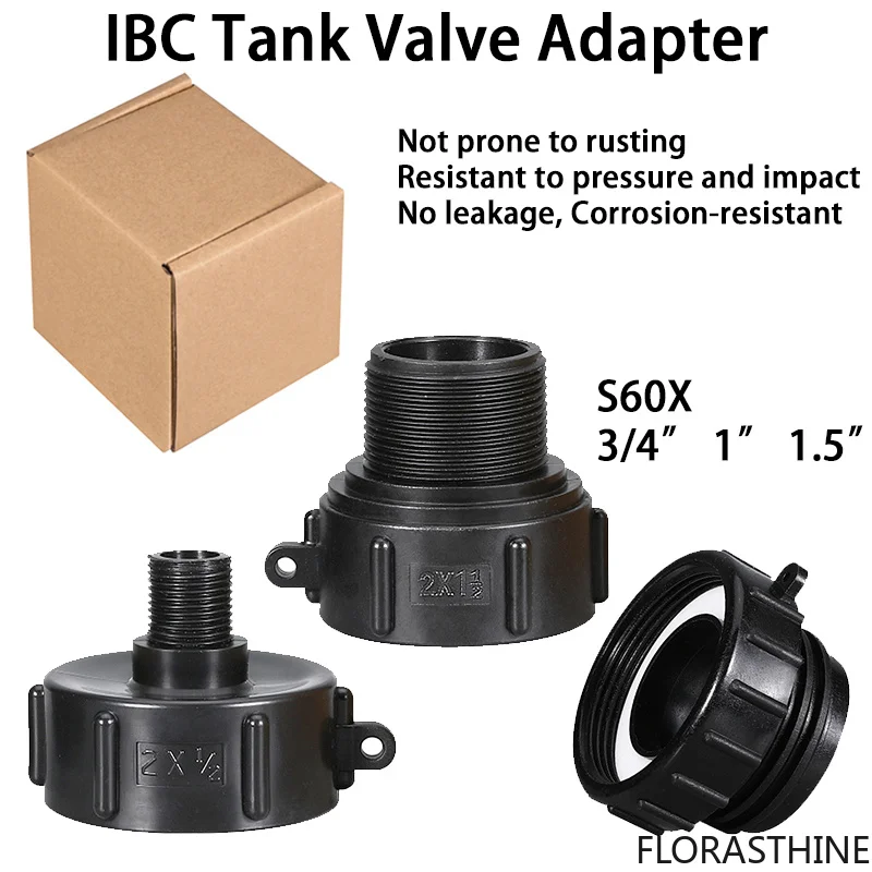 IBC S60x6 Water Tank Conver Adapter 1/2