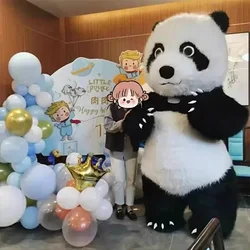 Christmas 2m/2.6m Giant Inflatable Panda Costume Full Mascot Suit Events Party Animal Character Cosplay Outfit No Battery Bat