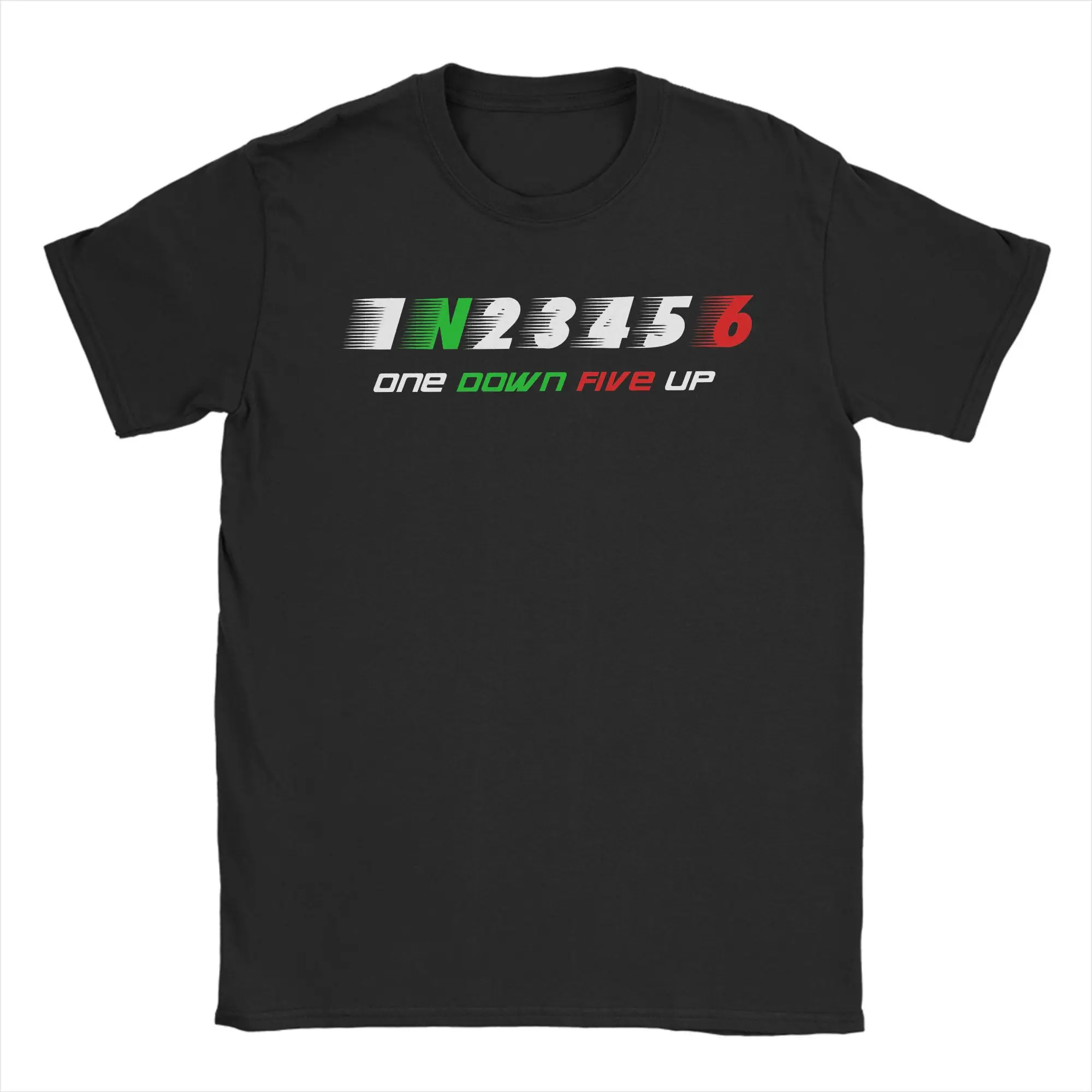 メンズ用オートバイギアTシャツ、綿100%クルーネック、ライドモトバイクチョッパー1N23456、半袖Tシャツ