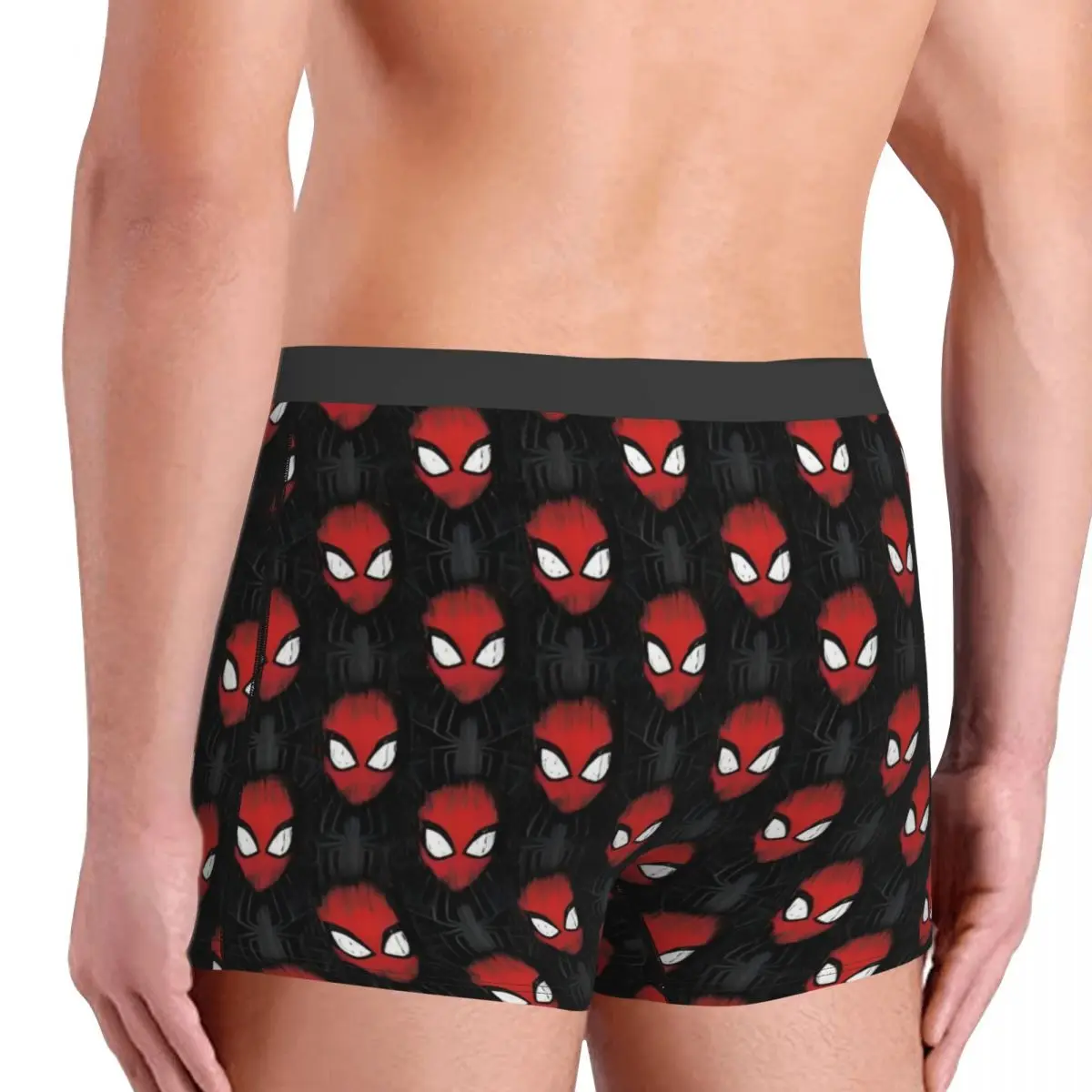 Uomo Spider-Man Comic Handsome Cool Boxer Shorts accogliente Cartoon Anime intimo stampa novità mutande