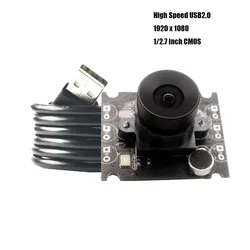 1920x1080 2MP HD 1080P OV2735 USB Camera Modules FF 95° /120°/170° 30FPS MJPEG, YUV2 For Face Recognition