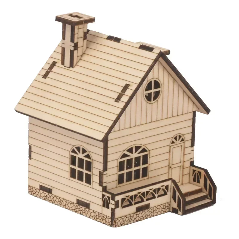 2025 DIY Wooden House Music Box Model Building Kit Fun Educational Science Toy Physics Handmade Assembly Blocks - Image 5