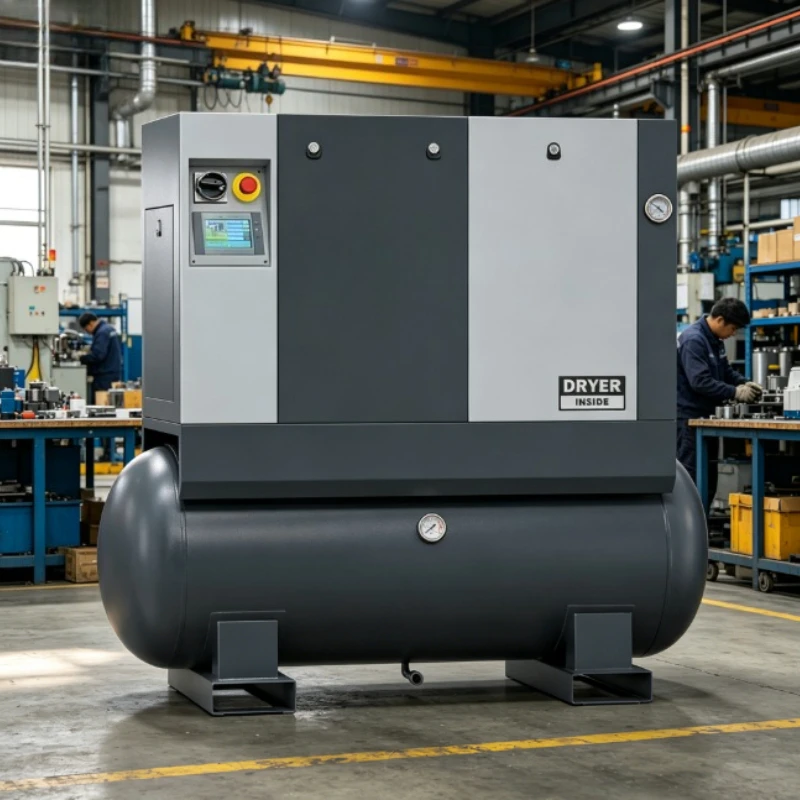 Industrial Screw Air Compressor Dust Enclosure For Outdoor Bridge Steel Sandblasting Continuous Working Equipment