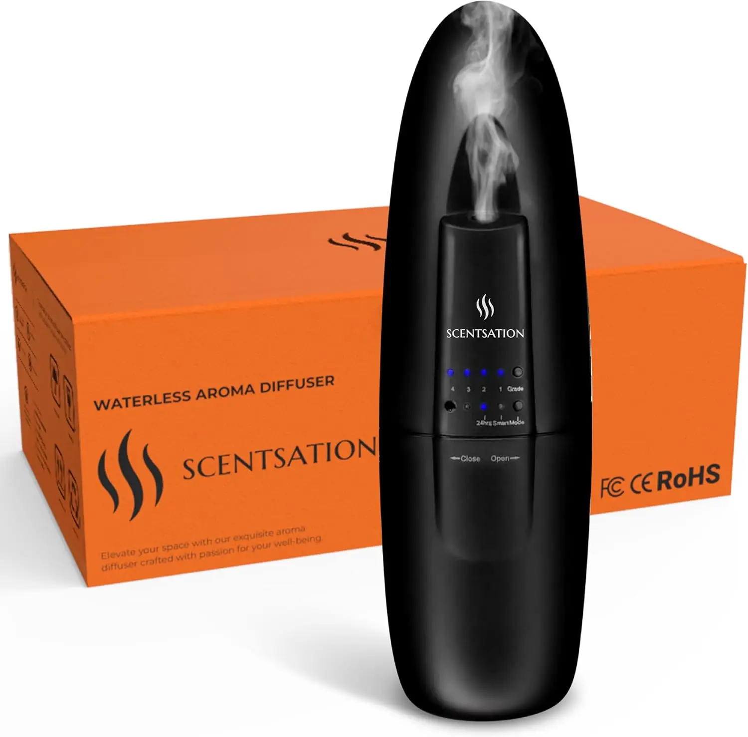 

Аромадиффузор для эфирных масел (подключаемый к сети) – бесшумный, безводный, холодный распылитель – покрытие площадью до 46 кв.м.