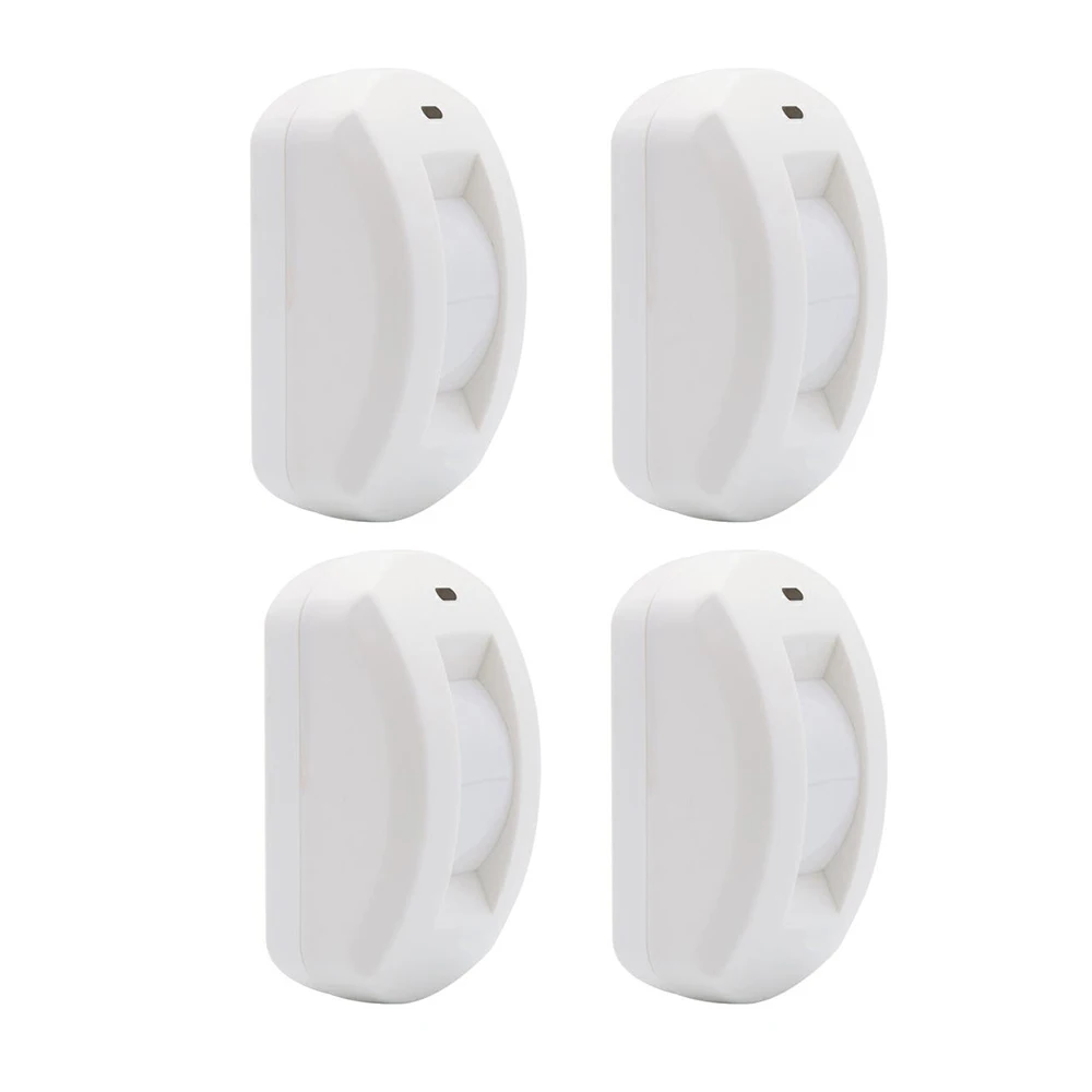 

4pcs 9-16DC Wired Window Curtain PIR Motion Sensor Ceiling Passive Infrared 9m*1.2m 10° Detection Range For Security Protection