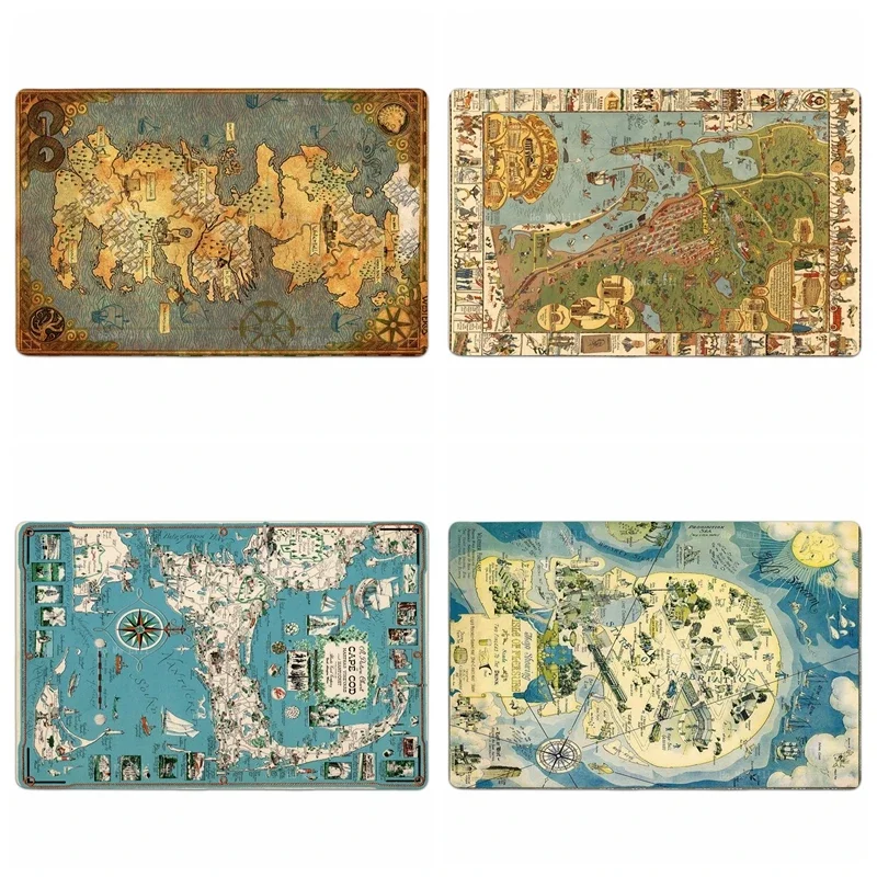 Фон для фотографий «Дом вестеро», карты путешествий в стиле ретро по миру, нескользящий ковер в стиле «Хо Me Lili» для домашнего декора пола, Сан-Диего