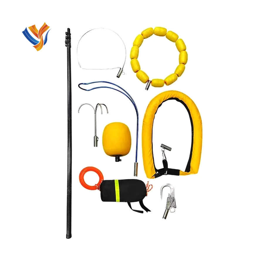 Customized Length 4m~27m Carbon Fiber Telescopic Pole for Water Emergency Life-saving Rescue