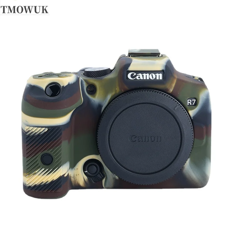 

For Canon EOS R7 Silicone Armor Skin Camera Case Body Cover Protector Digital Camera