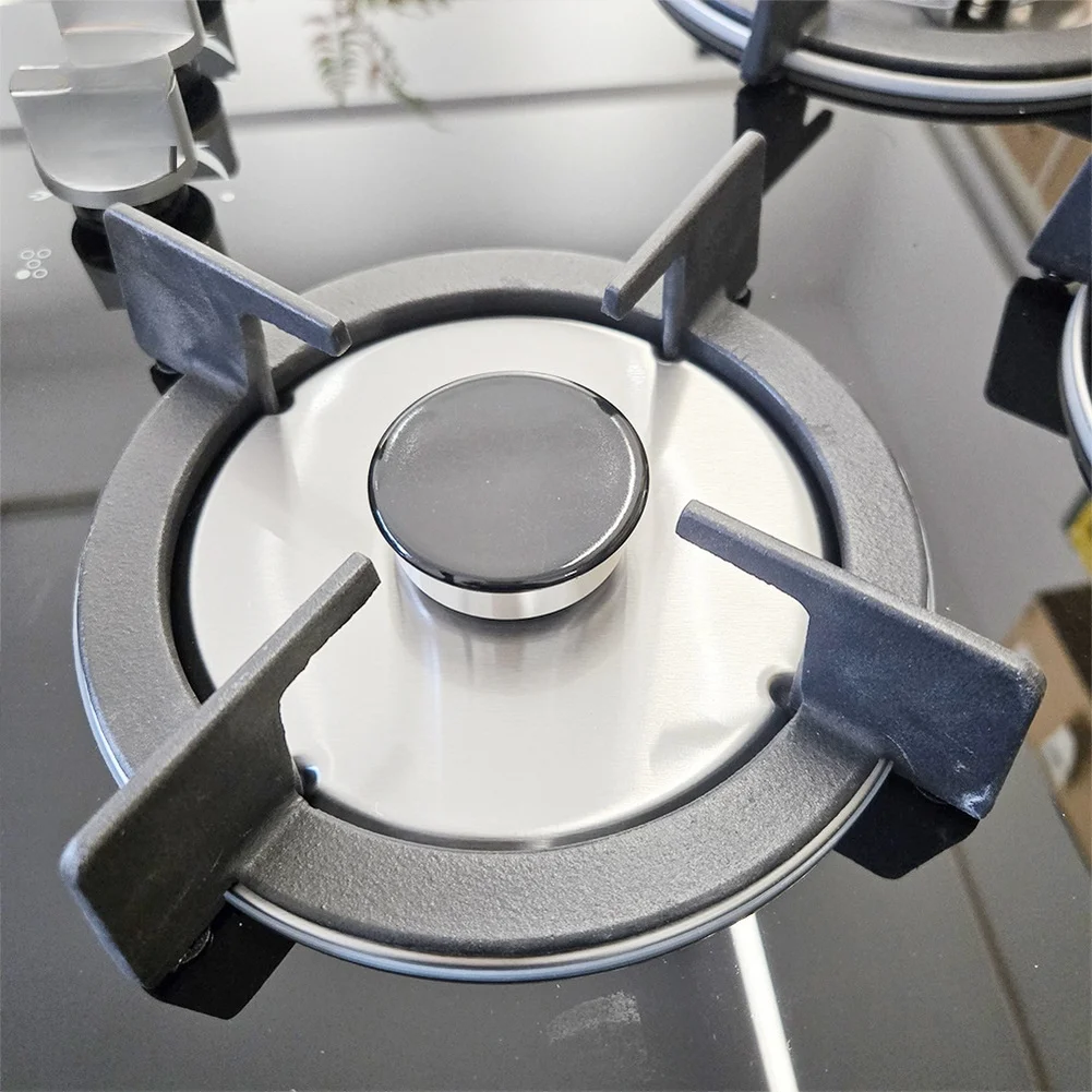 170mm Cast Iron Gas Stove Stand Bracket for Multi Burner Cooktops Black Round Support Ring for Home Kitchen Use