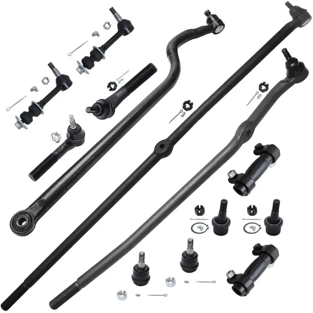 

Suspension Kit for 4WD 2000-2001 1500, Tie Rods, Ball Joints, Sway Bar Links, Track Bar Replacement
