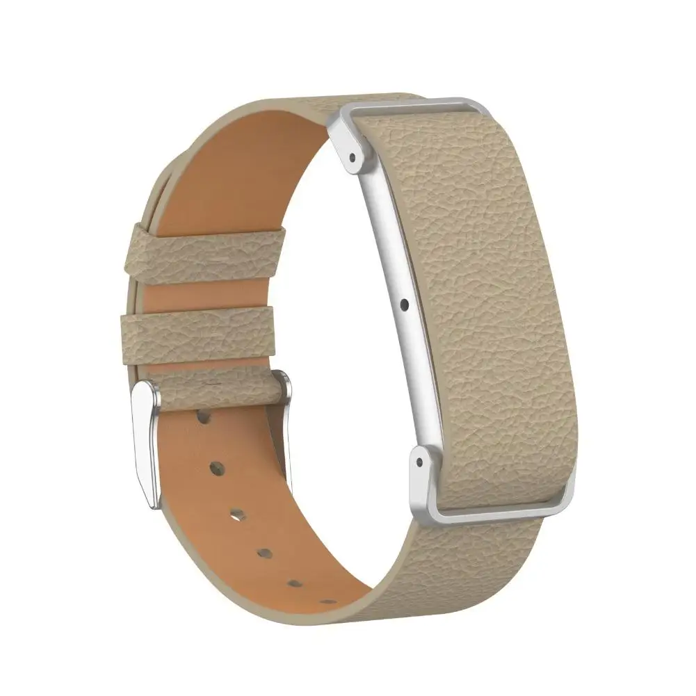 Leder-Uhrenarmband für Google Fitbit Air, Metallrahmen-Ersatzarmband für Google Sport-Uhrenarmband-Zubehör – Detail 13