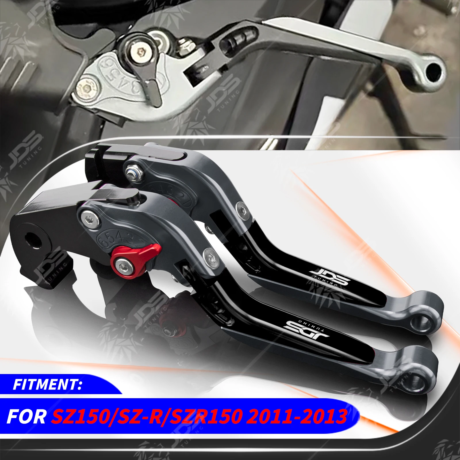 

Для Yamaha SZ150/SZR/SZR150 2011-2013 комплект тормозных рычагов, складная регулируемая ручка, рычаги, аксессуары, детали