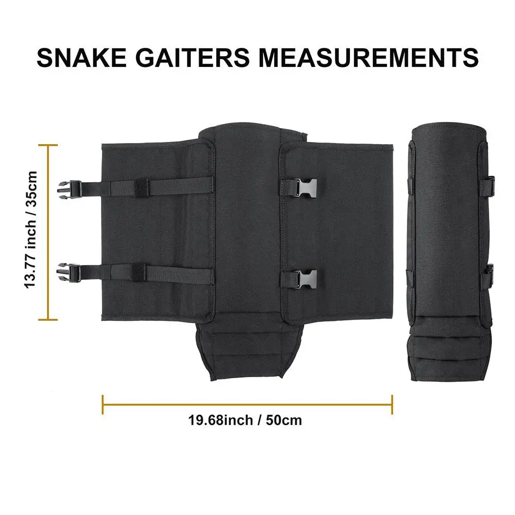 Snake‑bite Proof Leg Gaiters Waterproof Anti‑thorn Hunting Gaiters for Hiking Climbing Camping Outdoor Leg Protection Gear image 6