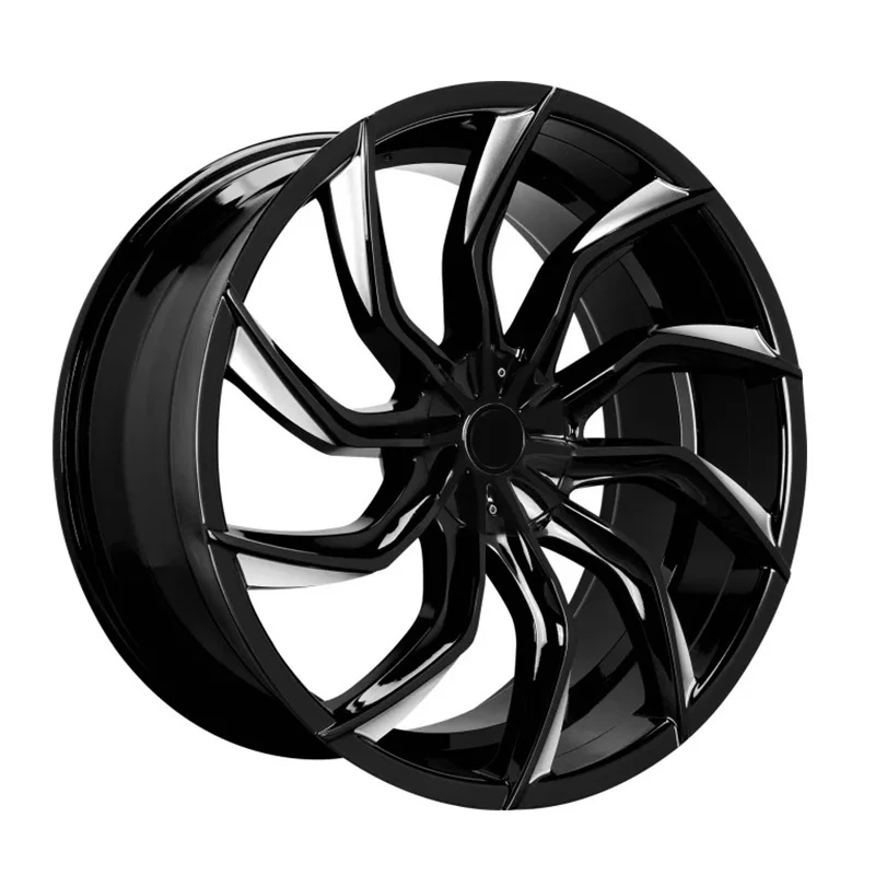 

Custom Car Rims 19 20 21 22 23 Inch 5x120 Aluminum Alloy Gloss Black Multi Spokes Forged Wheels For Land Rover Range Rover Sport