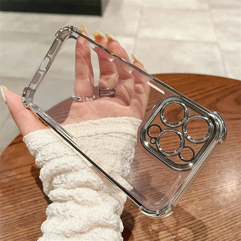 Solid Color Simple Case Compatible for IPhone 15 11 13 16 14 Pro Max XR X XS Max 16 15 7 14 Plus SE 2020 Anti-fall Frame Cover ﻿