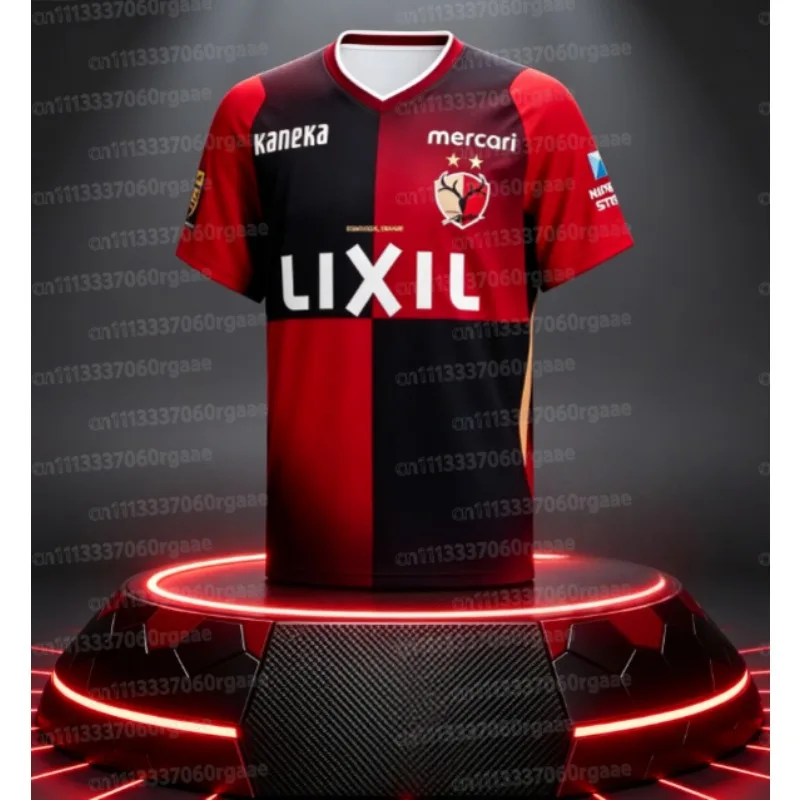 2026 Kashima Antlers 3D Printed Home and Away Jerseys for Men and Women, Short Sleeved Sports and Casual T-shirts, Family Wear