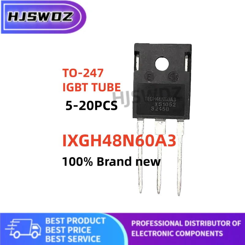 5/10/20PCS IXGH48N60A3 IXGH 48N60A3 TO-247 IGBT power tube Inverter welding machine